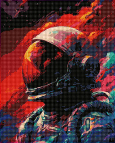宇宙飛行士 - ダイヤモンドペインティングキット