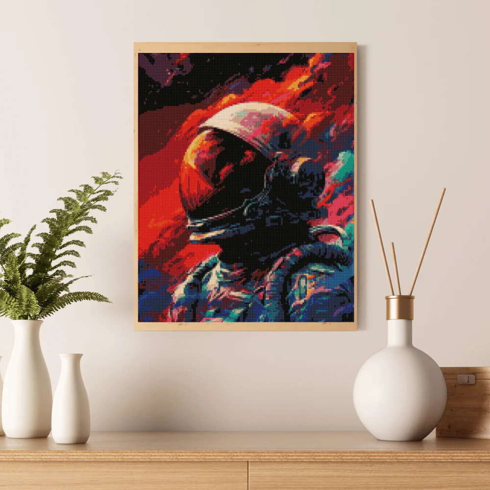 宇宙飛行士 - ダイヤモンドペインティングキット - Image 2