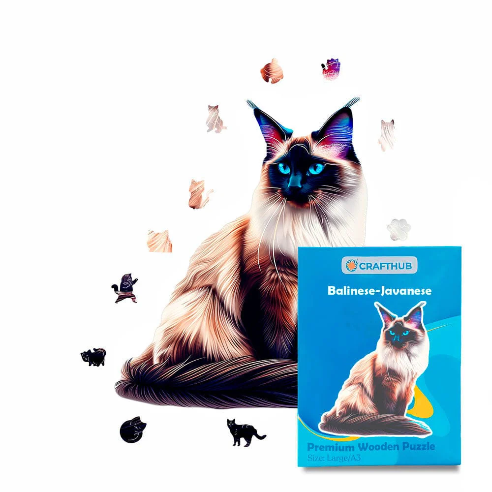 バリニーズ・ジャワ猫 - ジグソーパズル - Image 2