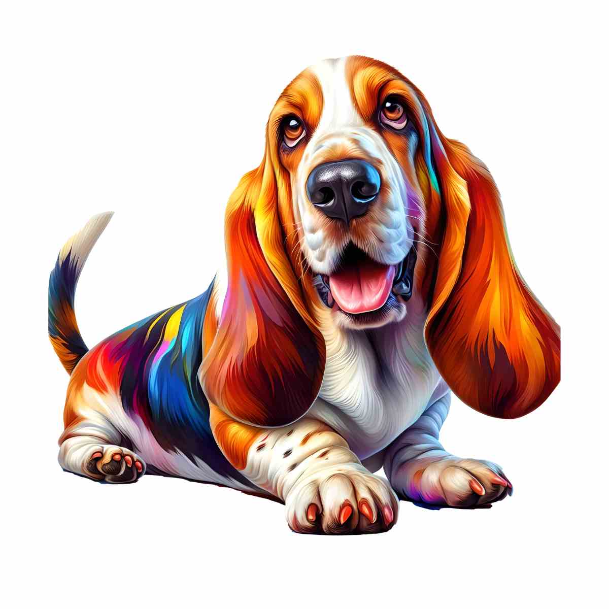 バセットハウンド犬 - ジグソーパズル