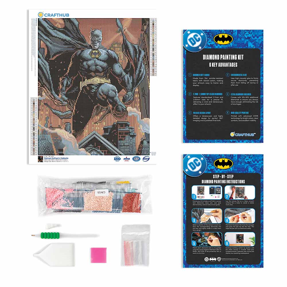 バットマン・ゴッサムの自警団 - ダイヤモンドペインティングキット - Image 4