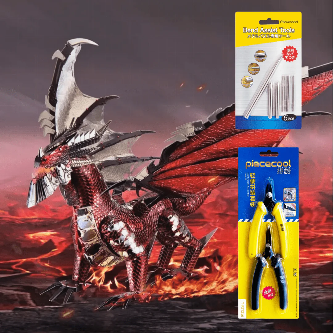 ブラックドラゴン3Dメタルパズル - Image 6