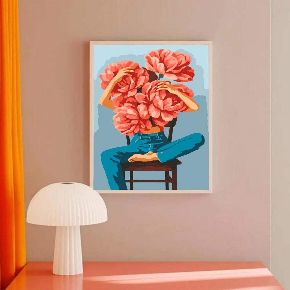 咲く想い - 数字で塗る絵画キット - Image 4