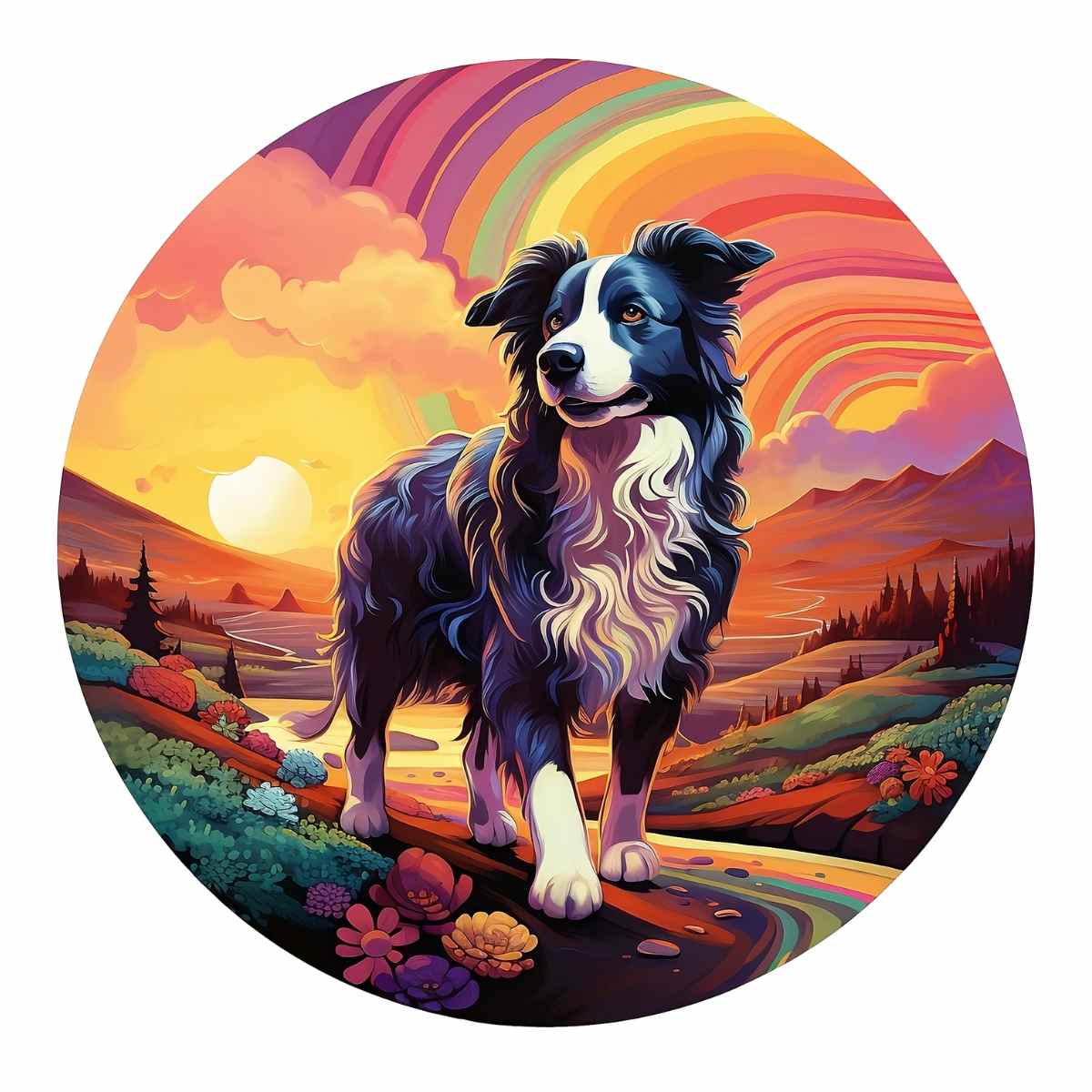 ボーダーコリー犬 - ジグソーパズル
