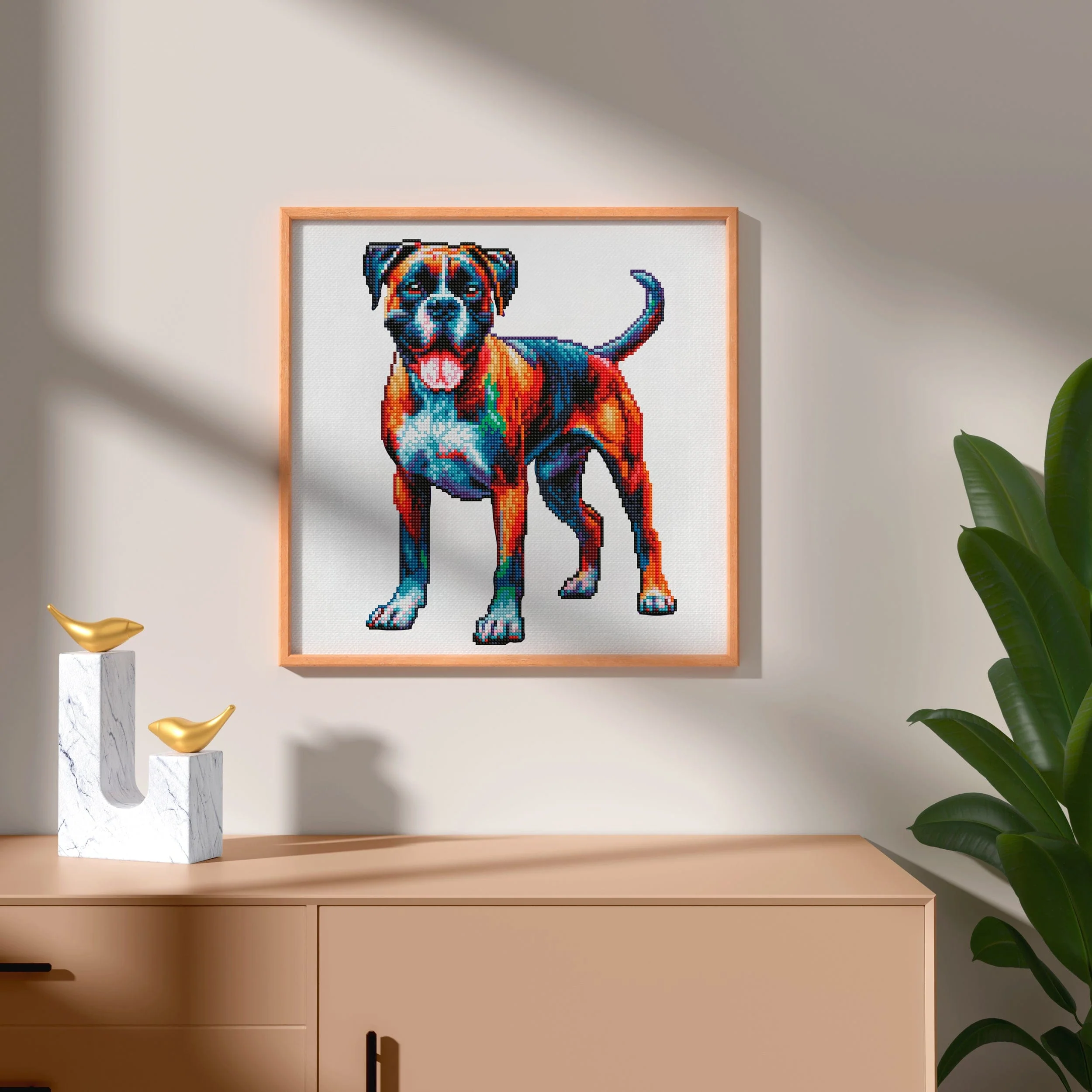 ボクサー犬 - ダイヤモンドペインティングキット - Image 2