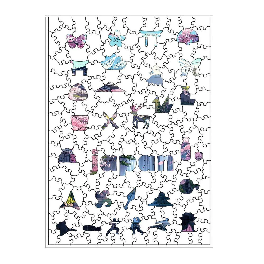 チェリー禅ガーデン - 木製ジグソーパズル - Image 3