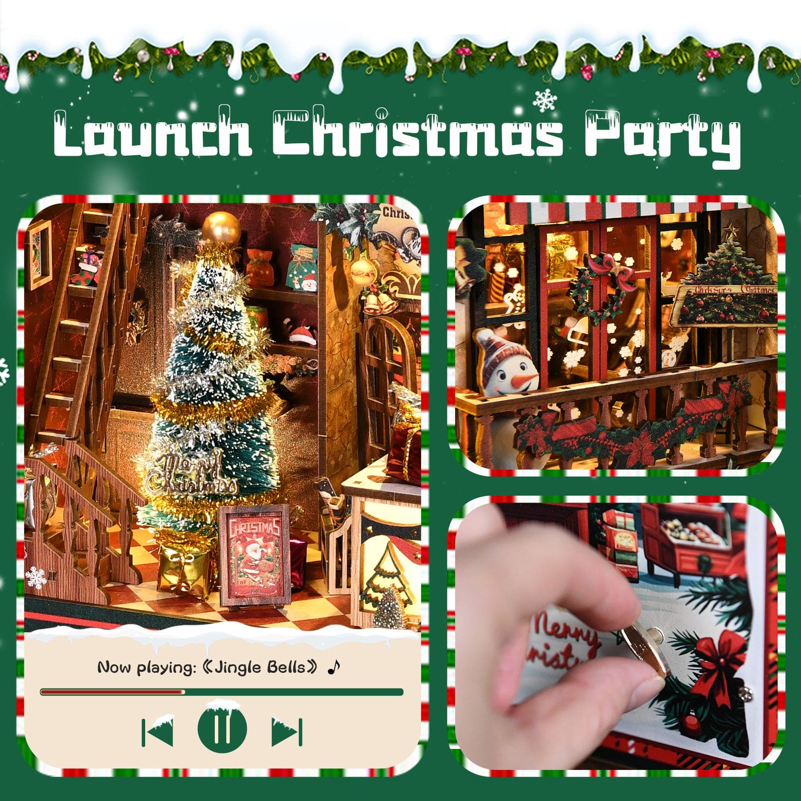 クリスマスショップ - DIYブックヌック キット - Image 4