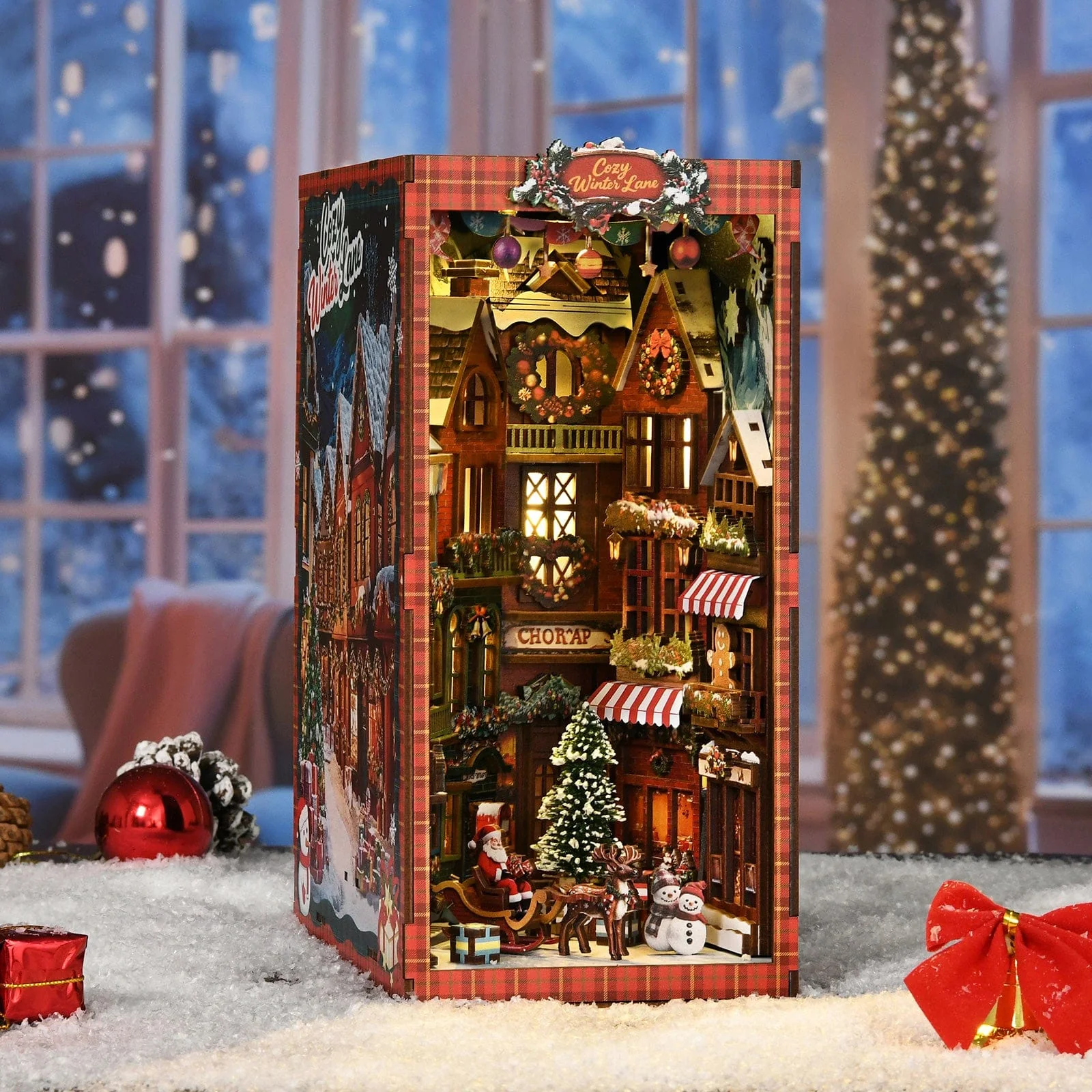 クリスマスの街角 - DIYブックヌック キット - Image 5