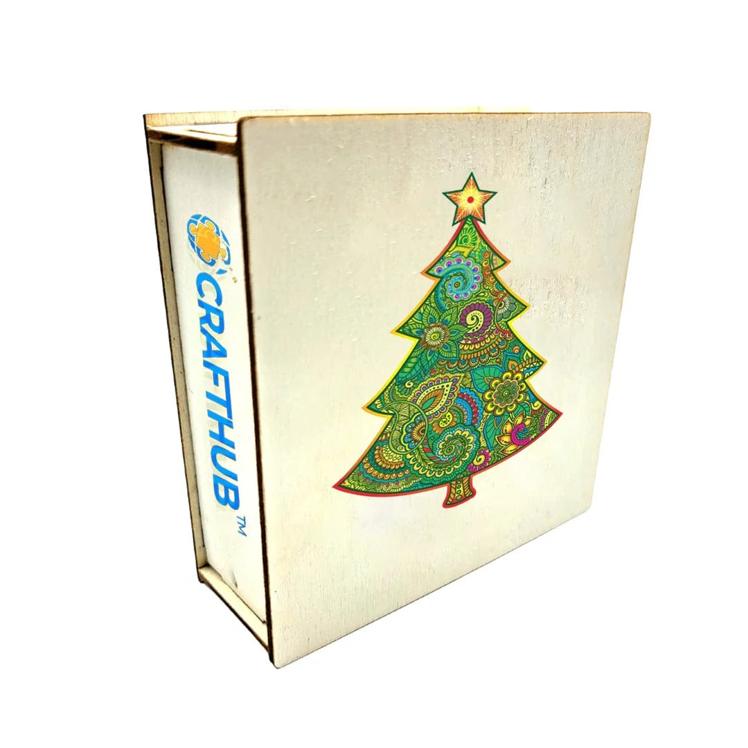 クリスマスツリー  - 木製ジグソーパズル - Image 3