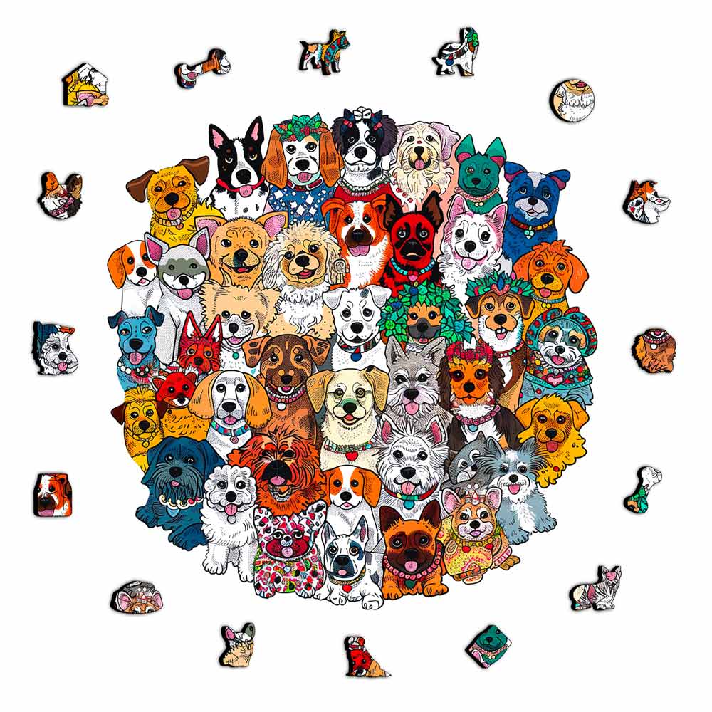 ドッグアート - ジグソーパズル - Image 3