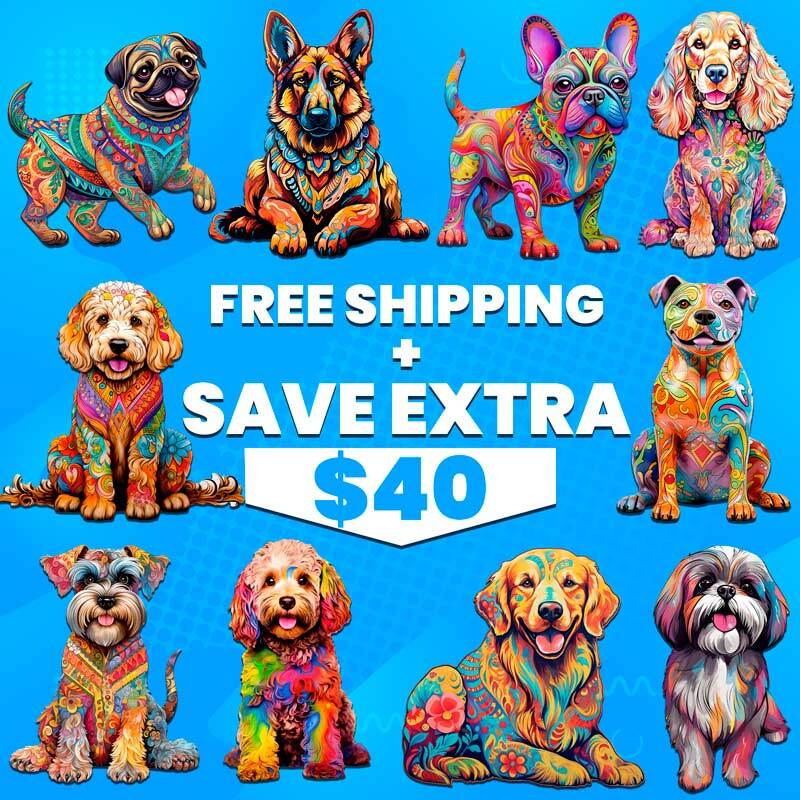 犬: 10のベストセラー・ジグソーパズルセット(最大6,000円 OFF + 送料無料)