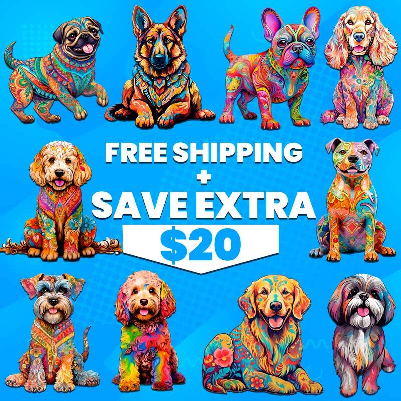 犬: 10のベストセラー・ジグソーパズルセット(最大6,000円 OFF + 送料無料) - Image 2