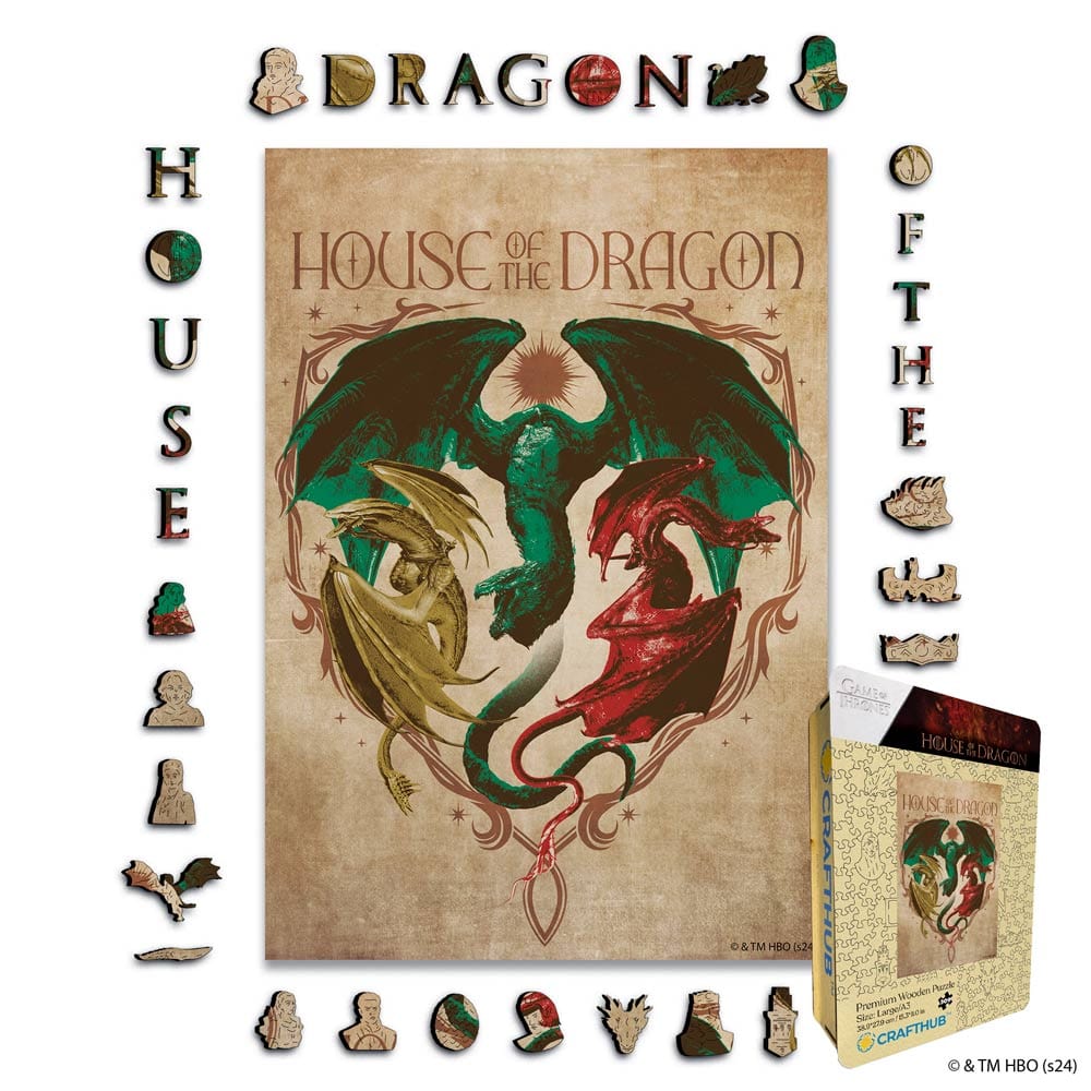 ウェスタロスのドラゴンたち - ジグソーパズル