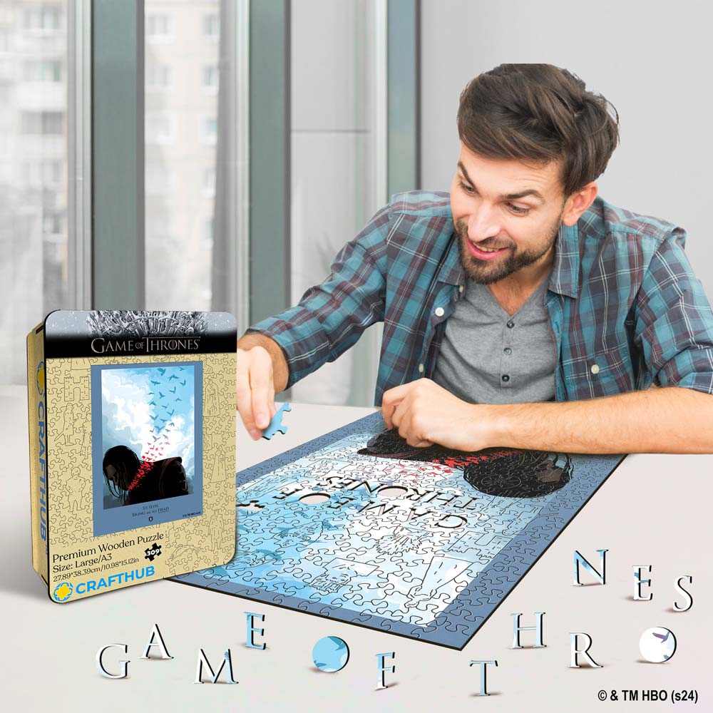 エダードの最後の戦い - 木製ジグソーパズル - Image 3