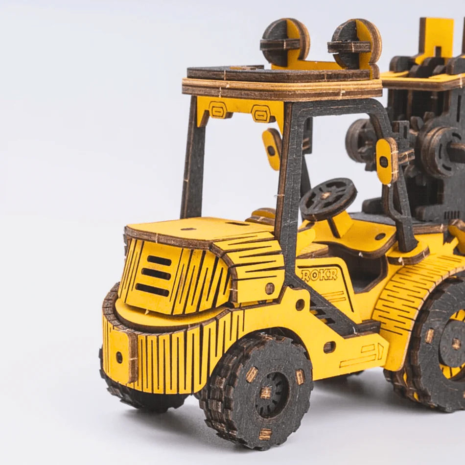 フォークリフト・工事車両 3D立体パズル - Image 3
