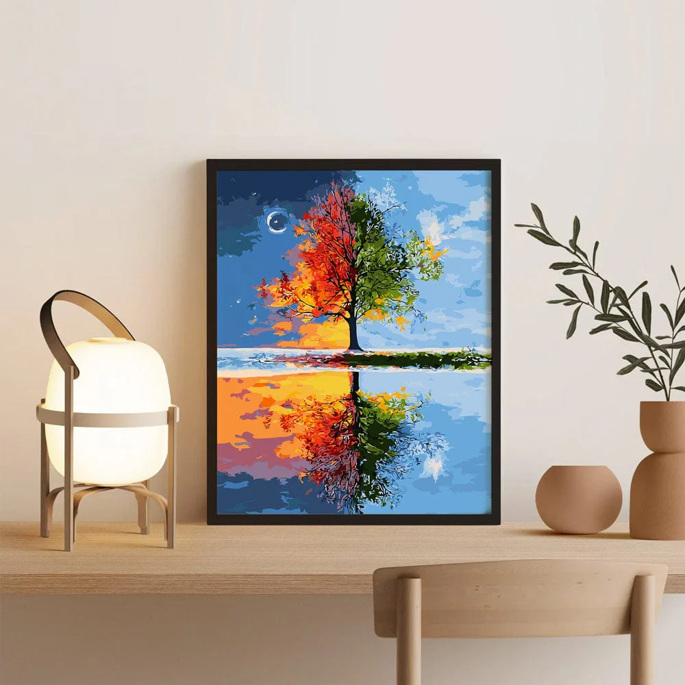 四季 - 数字で塗る絵画キット - Image 4