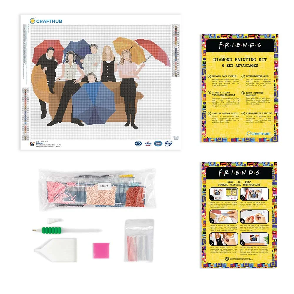 フレンズ - ダイヤモンドペインティングキット - Image 4