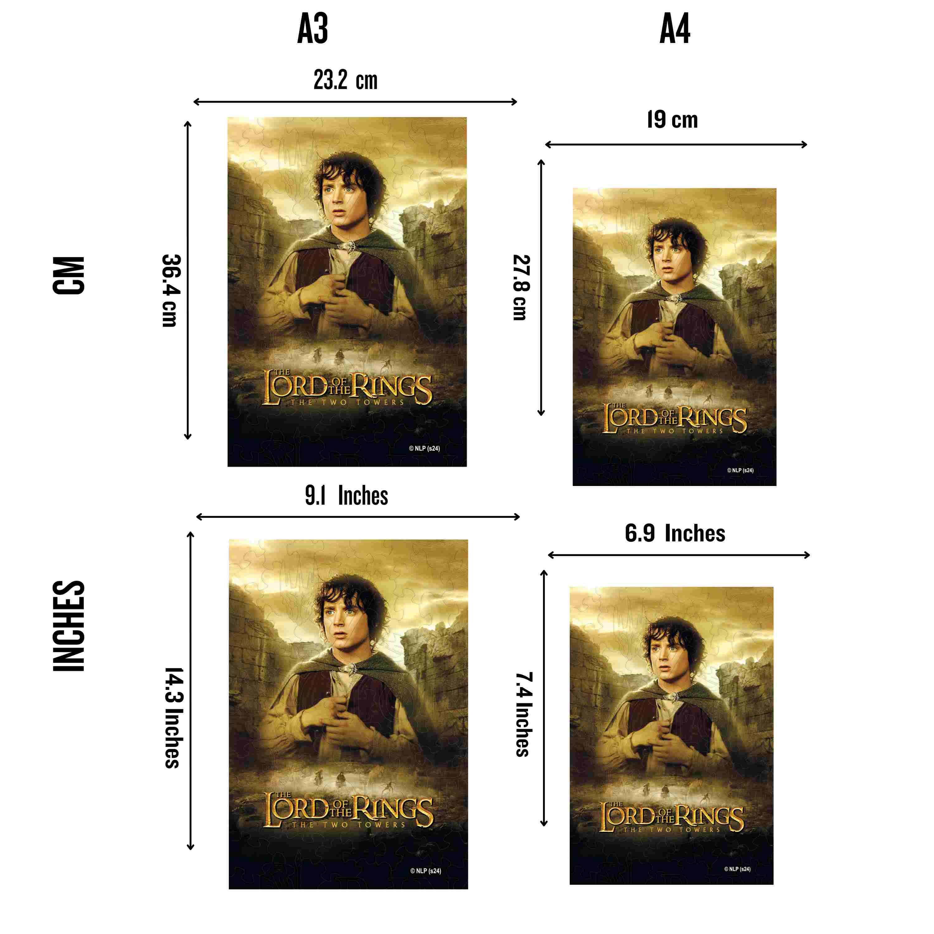 フロド・バギンズと中つ国 - 木製ジグソーパズル - Image 4