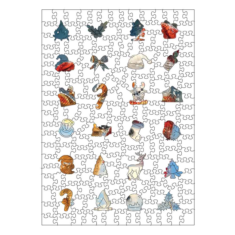 フロスティフレンズ - 木製ジグソーパズル - Image 2