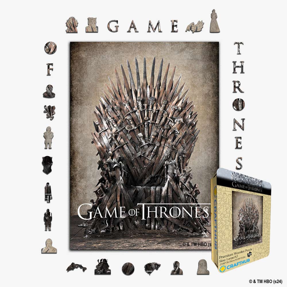 ゲーム・オブ・スローンズ - 木製ジグソーパズル