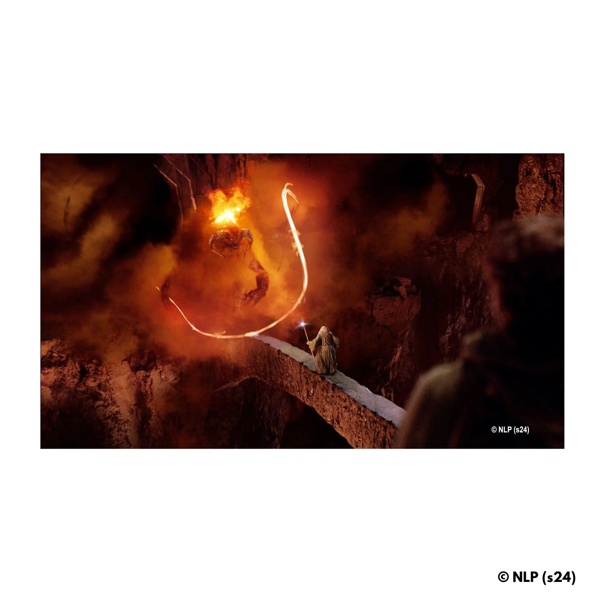バルログに立ち向かうガンダルフの最後の戦い -木製ジグソーパズル - Image 3