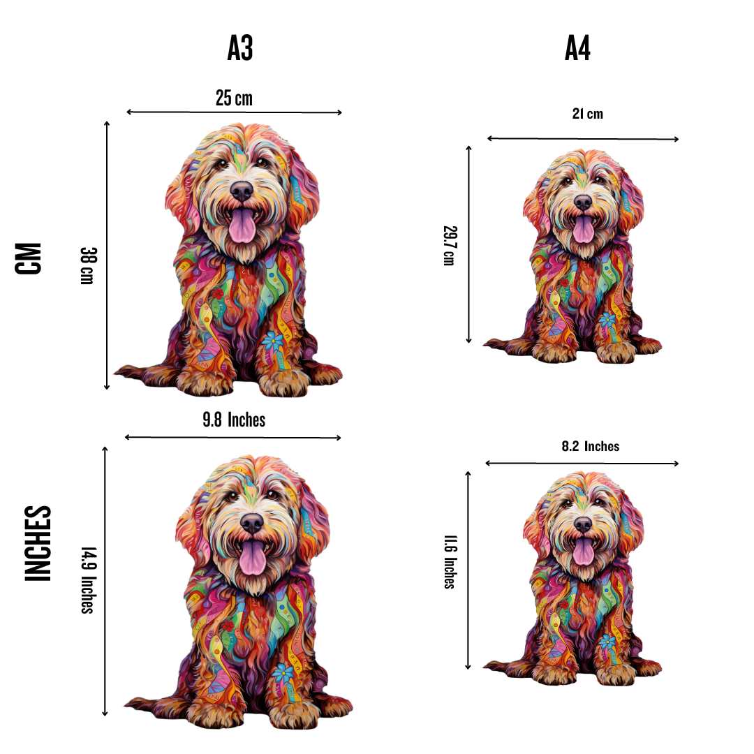 ラブラドゥードル犬 - ジグソーパズル - Image 2