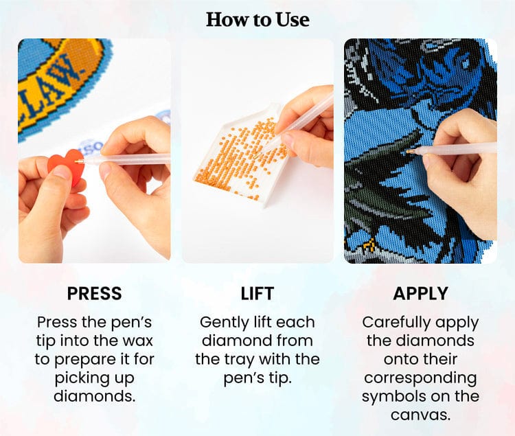 レイブンクローの紋章 - ダイヤモンドペイントキット - Image 4