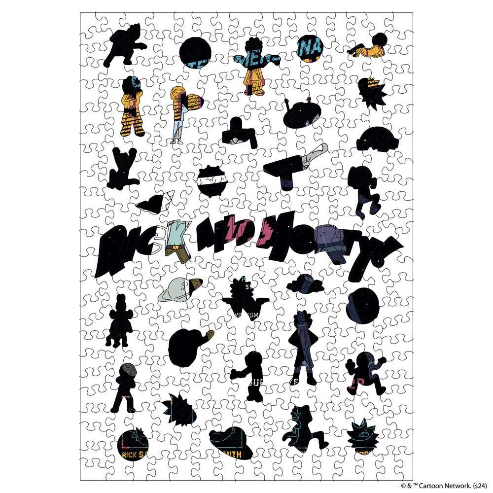 リック・アンド・モーティの異次元対決 - 木製ジグソーパズル - Image 3