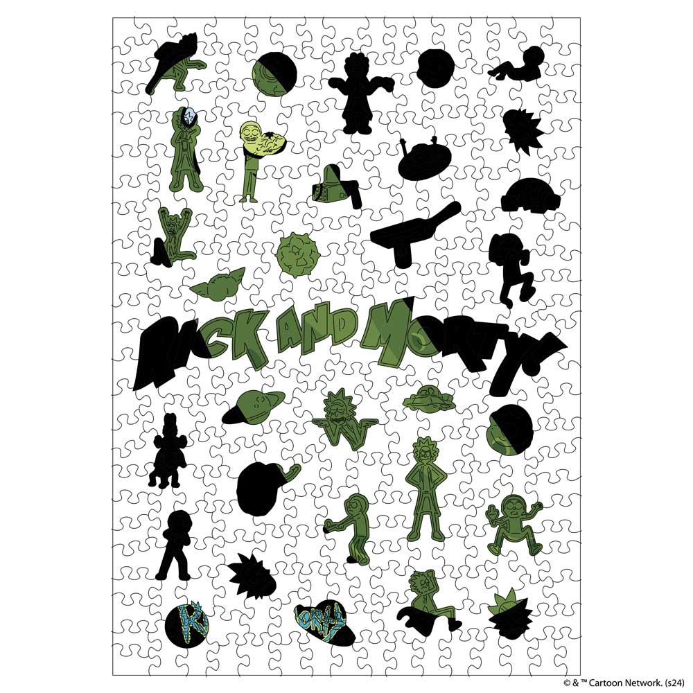 リック・アンド・モーティのピクルス・マッドネス - 木製ジグソーパズル - Image 3