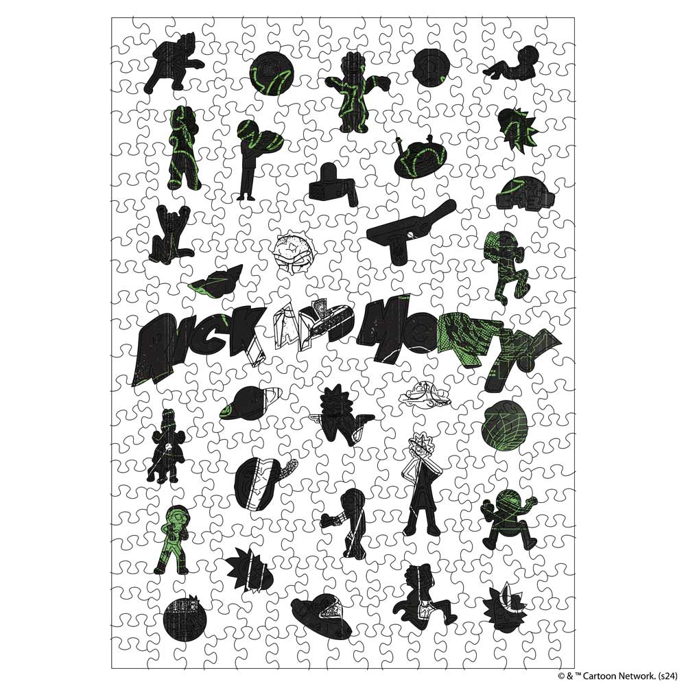 リック・アンド・モーティ 木製ジグソーパズル - Image 3