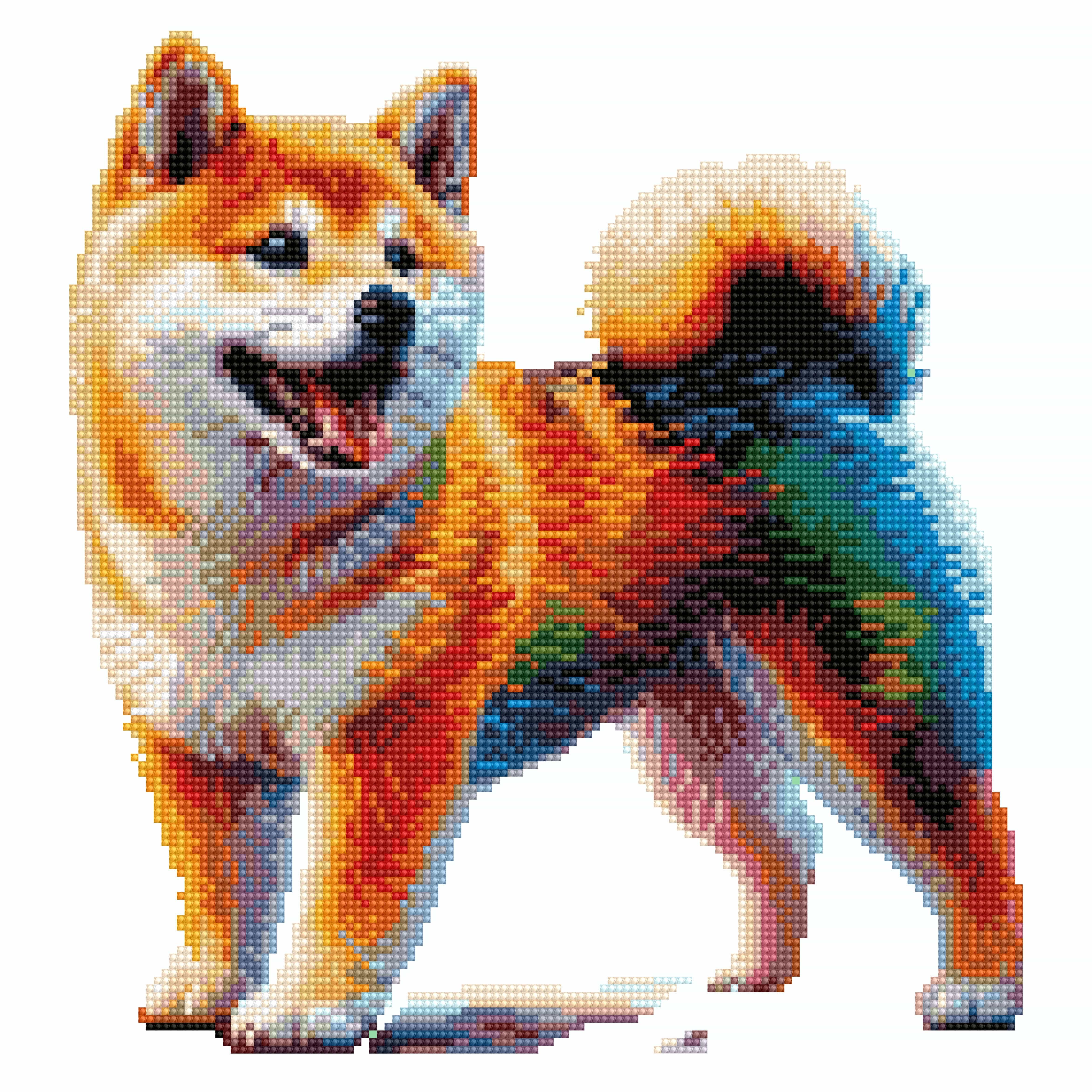 柴犬 - ダイヤモンドペインティングキット