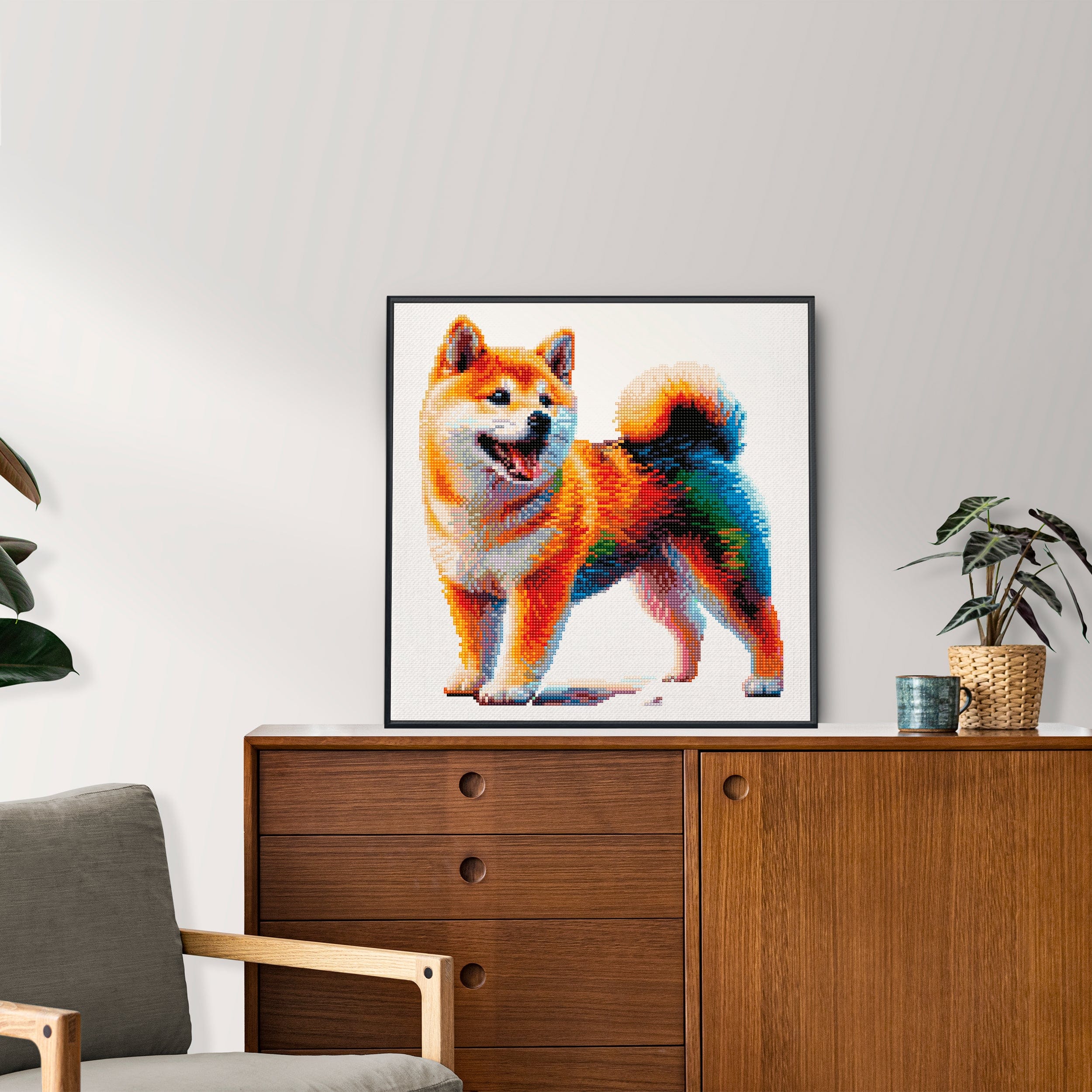 柴犬 - ダイヤモンドペインティングキット - Image 2