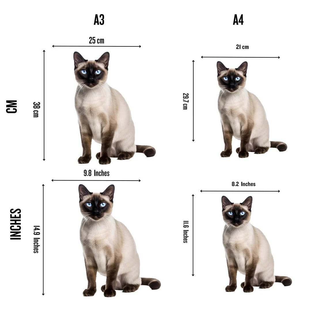 シャム猫 - ジグソーパズル - Image 4