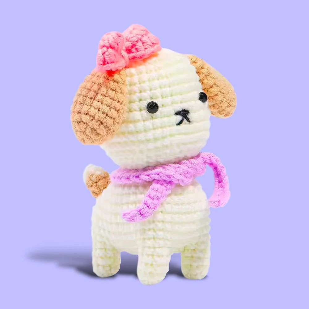 立つ犬 - かぎ針編みキット