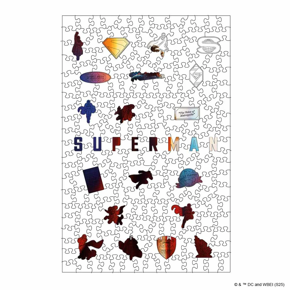 スーパーマン - 木製ジグソーパズル - Image 2