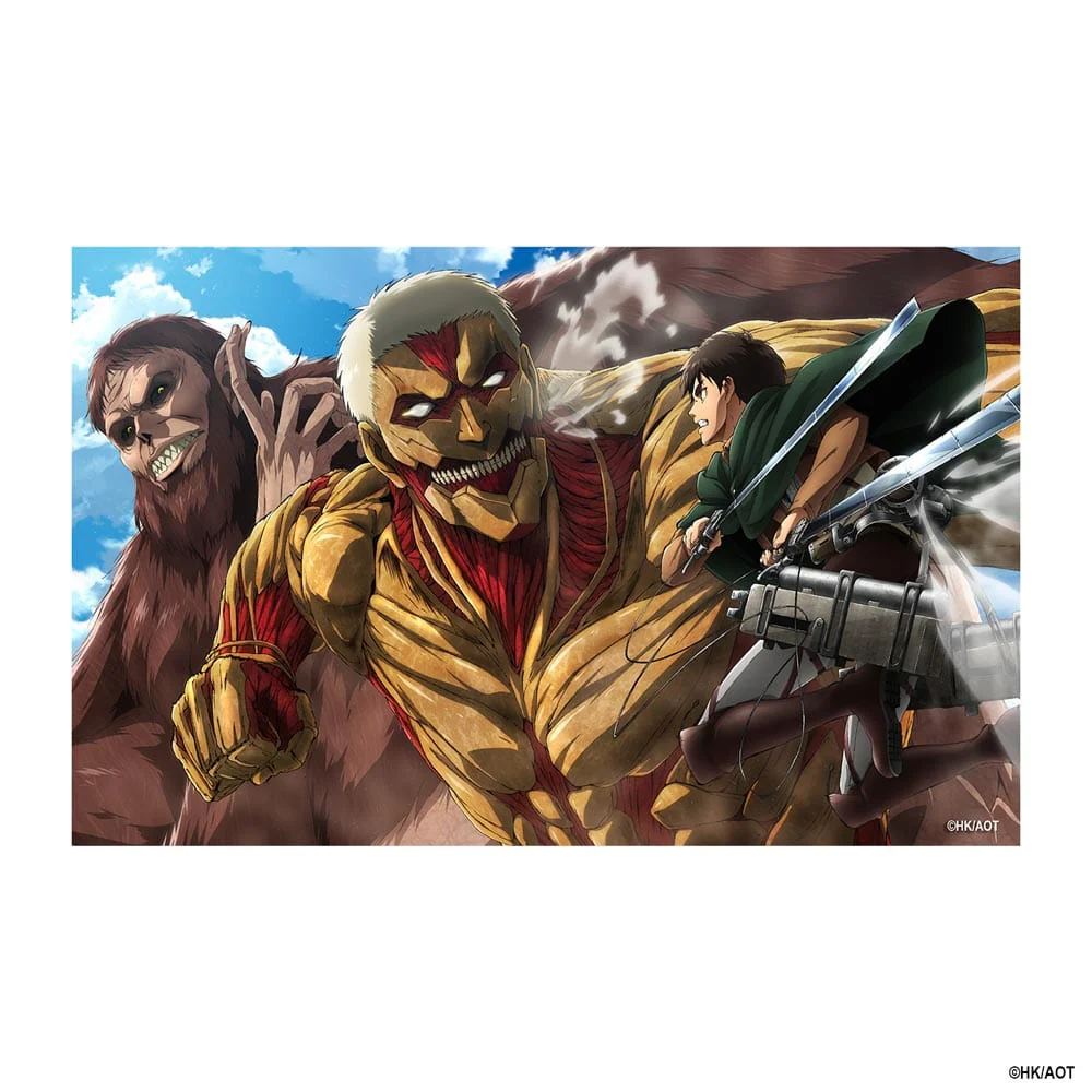 鎧の巨人戦 - 木製ジグソーパズル - Image 3