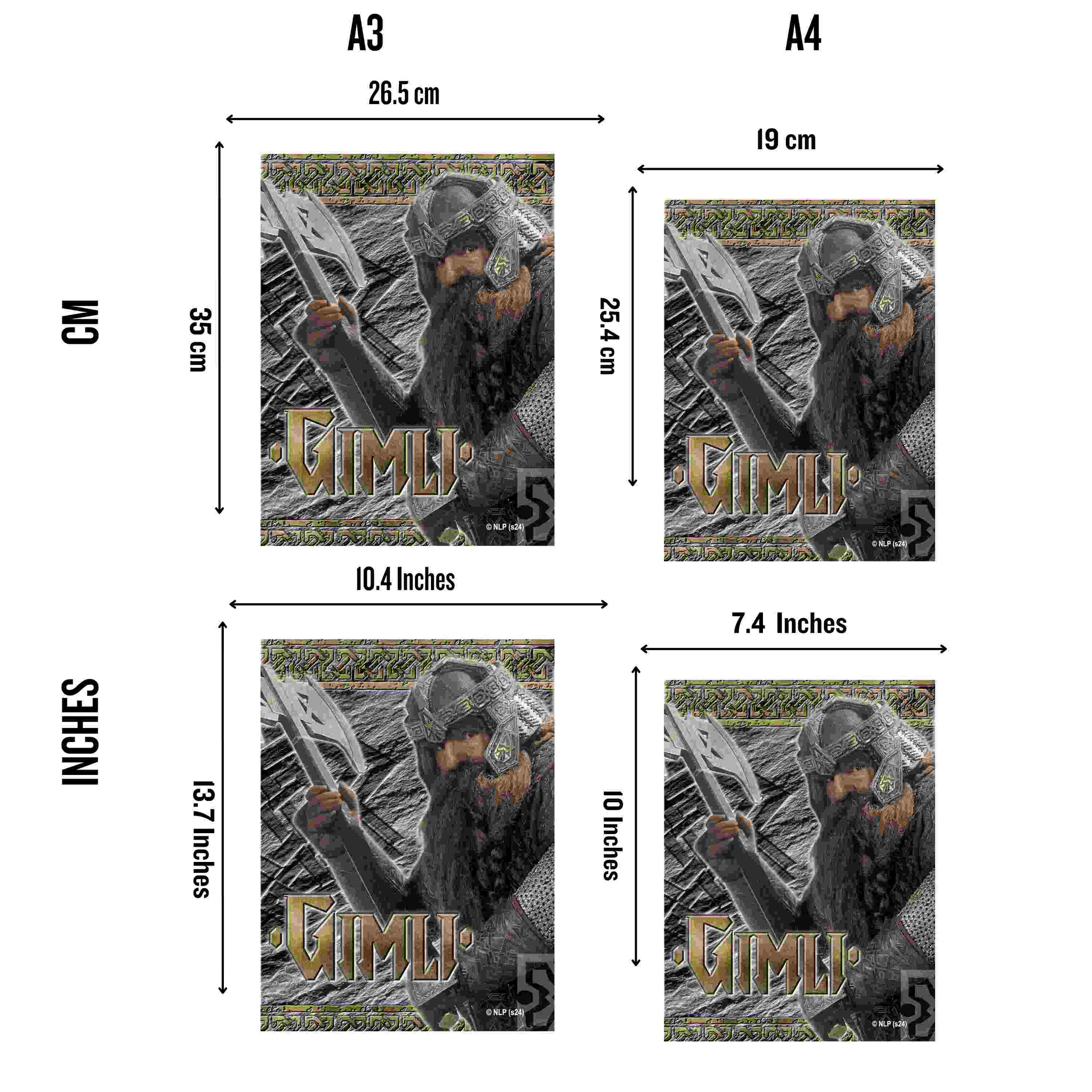 戦士ドワーフ - 木製ジグソーパズル - Image 4