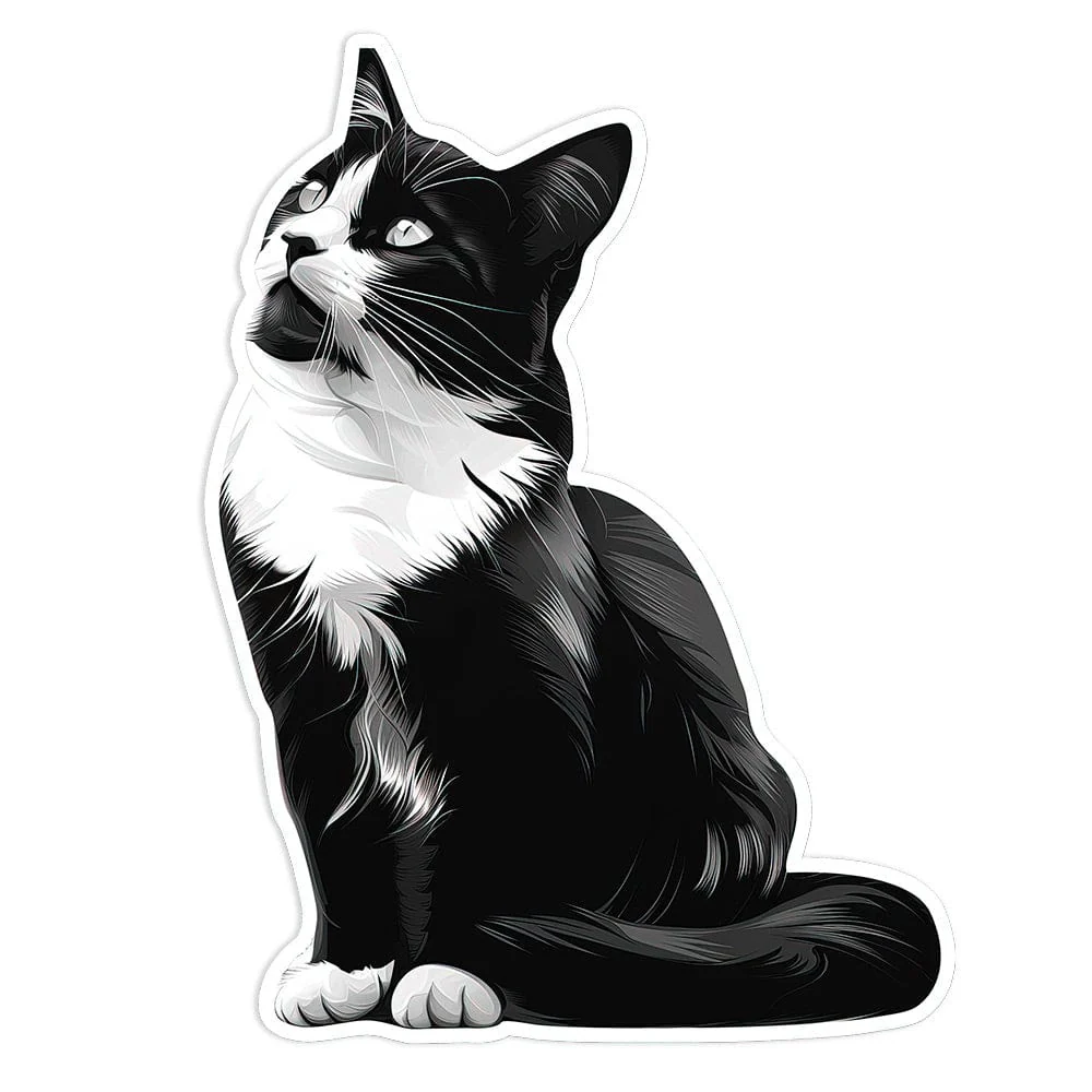 タキシードキャット - 木製ジグソーパズル