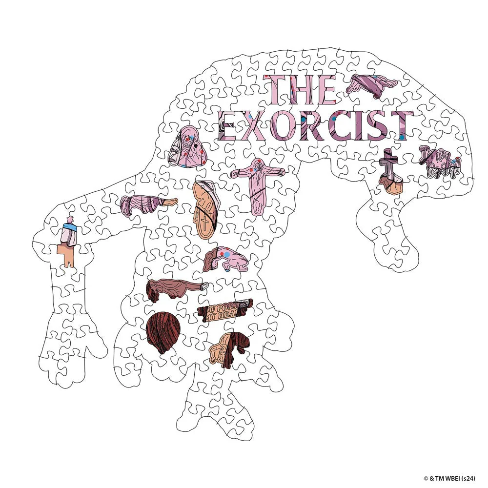 ねじれた悪魔憑き - 木製ジグソーパズル - Image 3