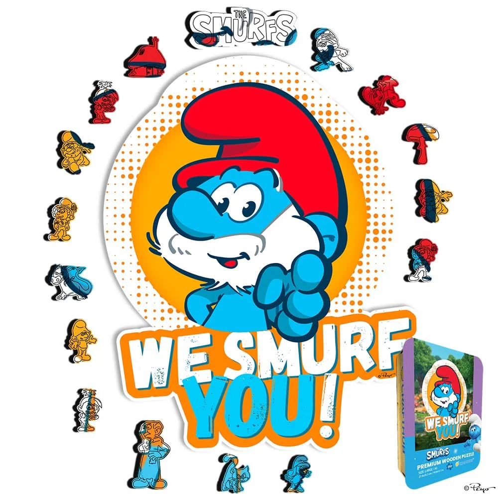We Smurf You  - 木製ジグソーパズル - Image 3