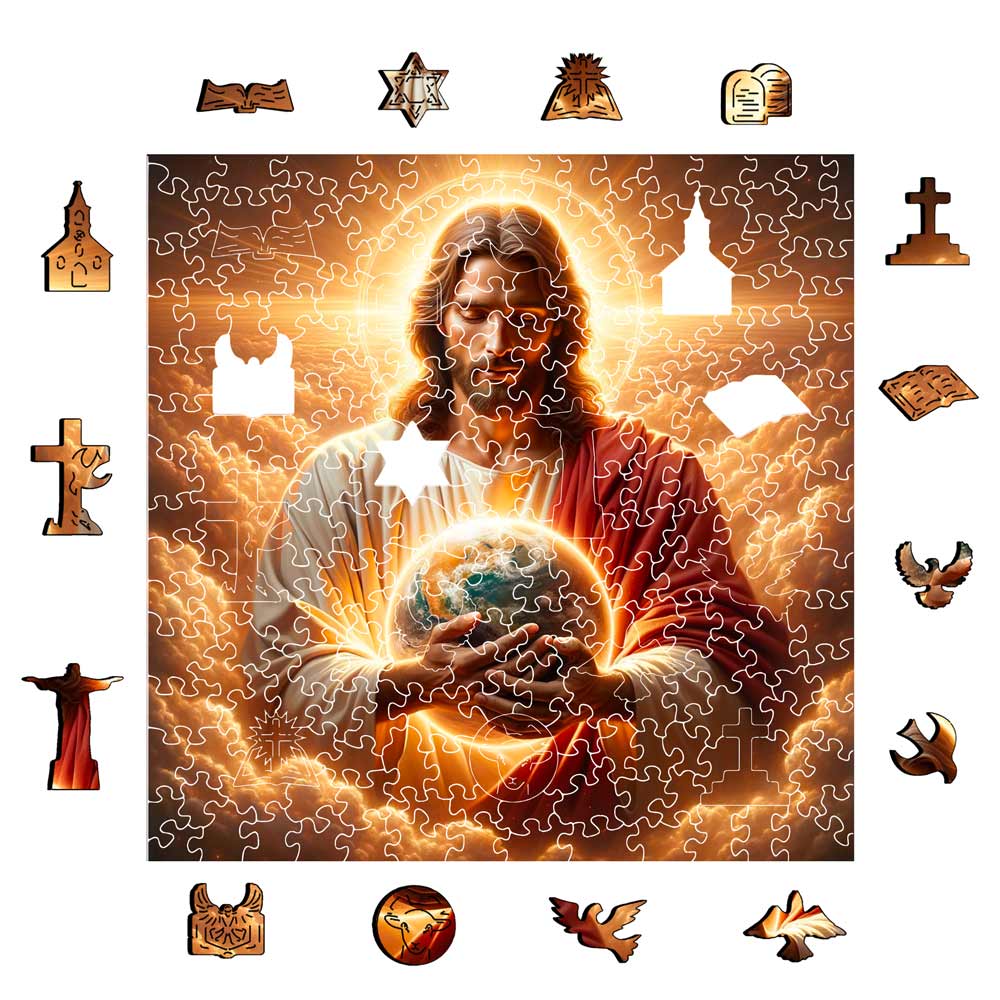 世界を抱きしめる - ジグソーパズル - Image 3