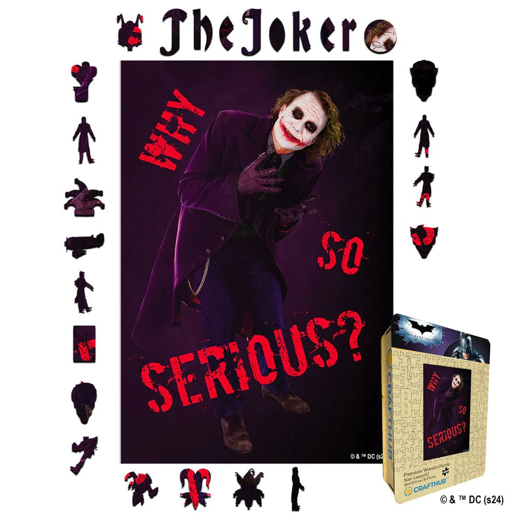 Why So Serious - 木製ジグソーパズル