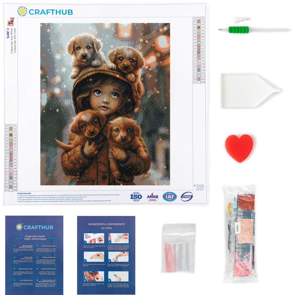 ウィンターワンダーランド - ダイヤモンドペインティングキット - Image 3